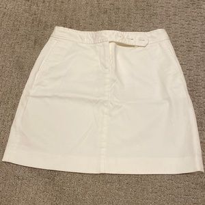 Like new j Crew white skirt